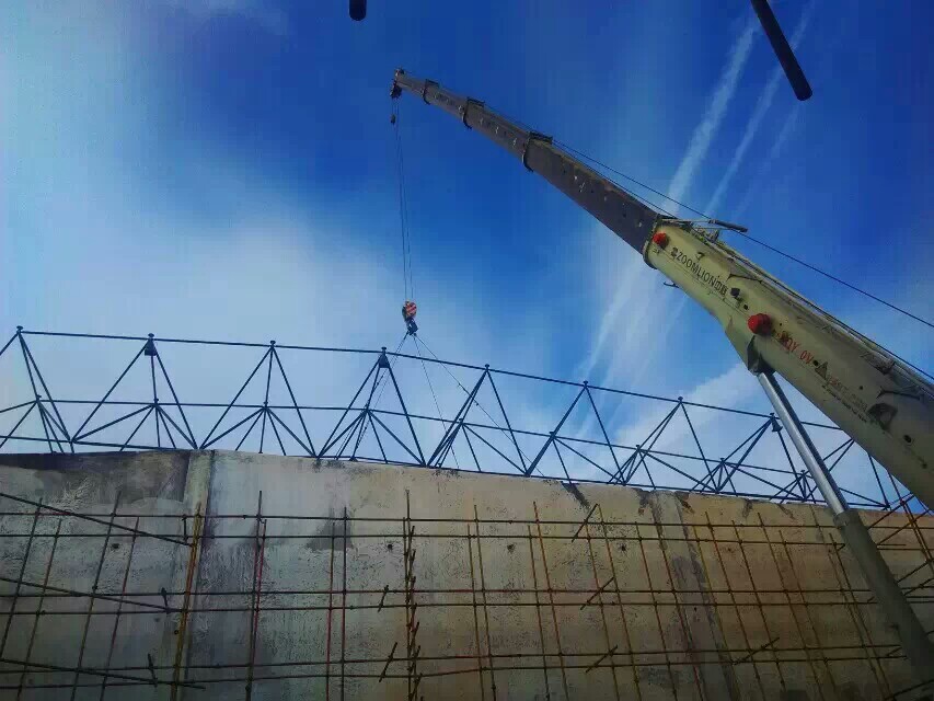 老河口食堂网架结构工程